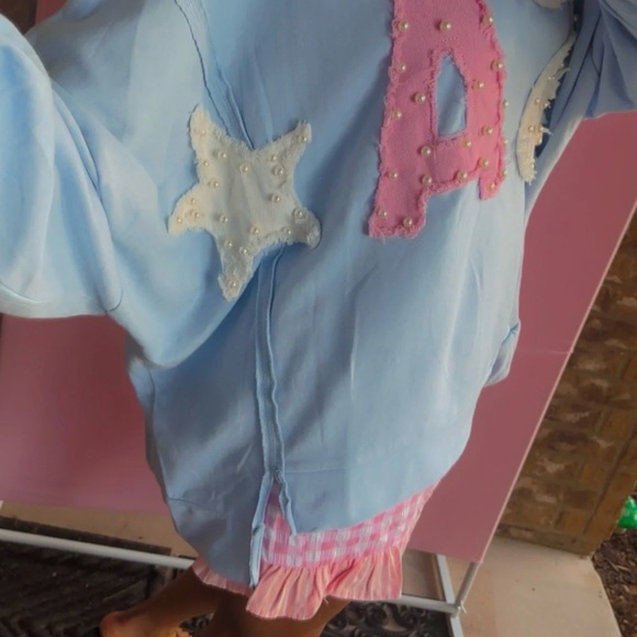 Fantastic Fawn Pink Gingham Ruffle Shorts with Lace Tie - Picture 3 of 3